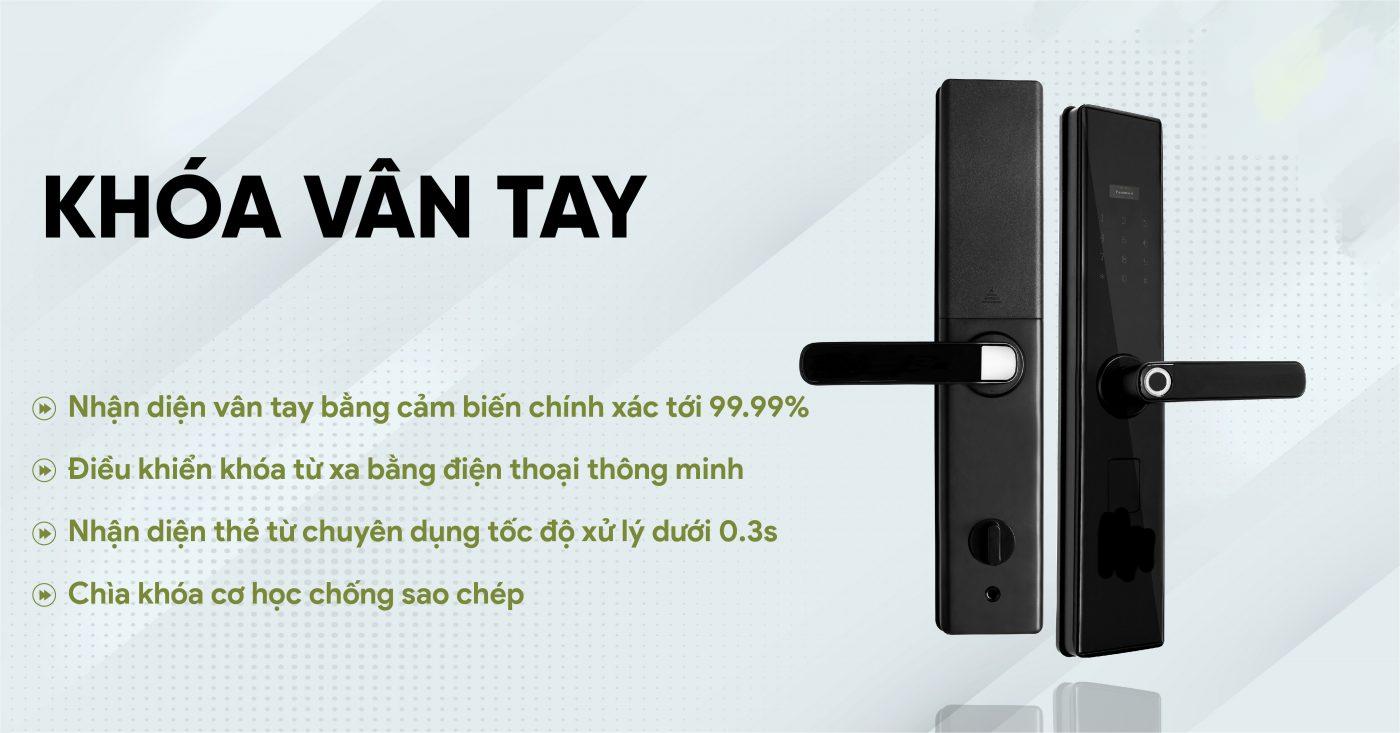Tại sao khóa vân tay thông minh là sự lựa chọn tuyệt vời cho ngôi nhà hiện đại?